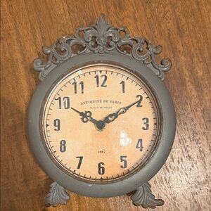 Kirklands Gray Clock